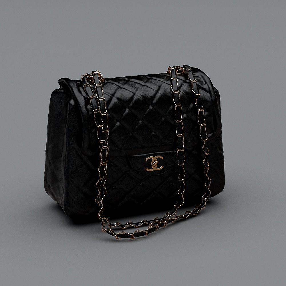 Modern handbag - grey women's bag