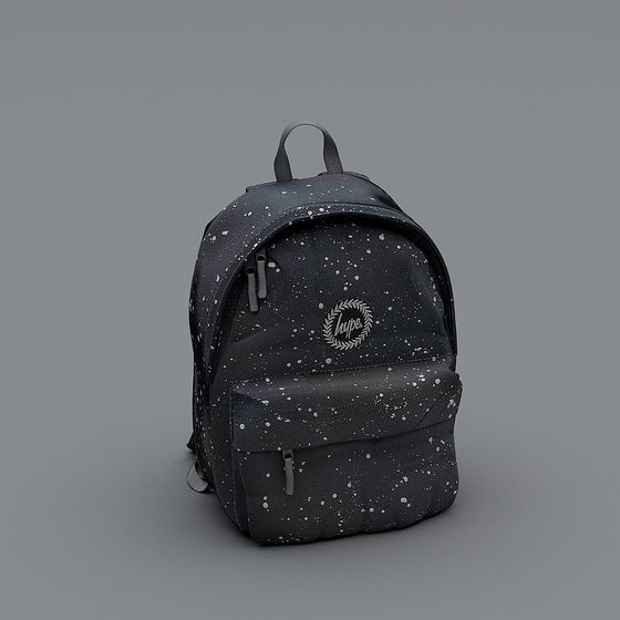 Modern Black Bag 3D Model