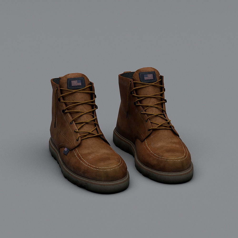 Modern leather shoes - men's shoes