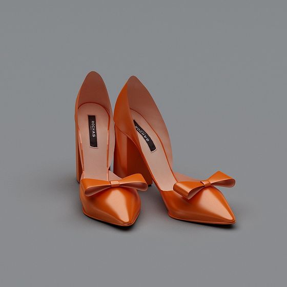 Charming High Heels 3D Model Design