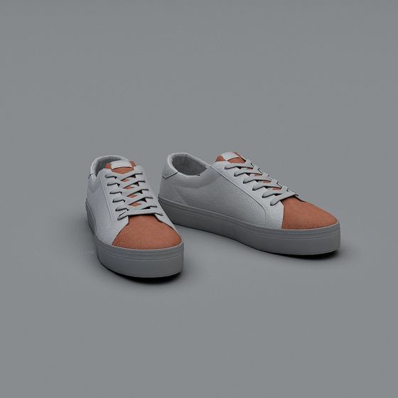 Stylish Casual Sneakers 3D model for Urban Environments