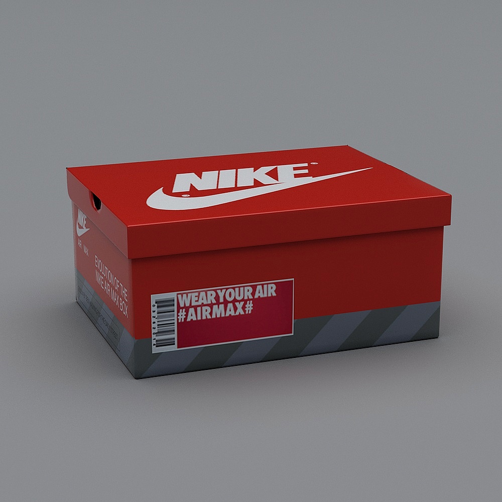 Modern shoes - red shoe boxes