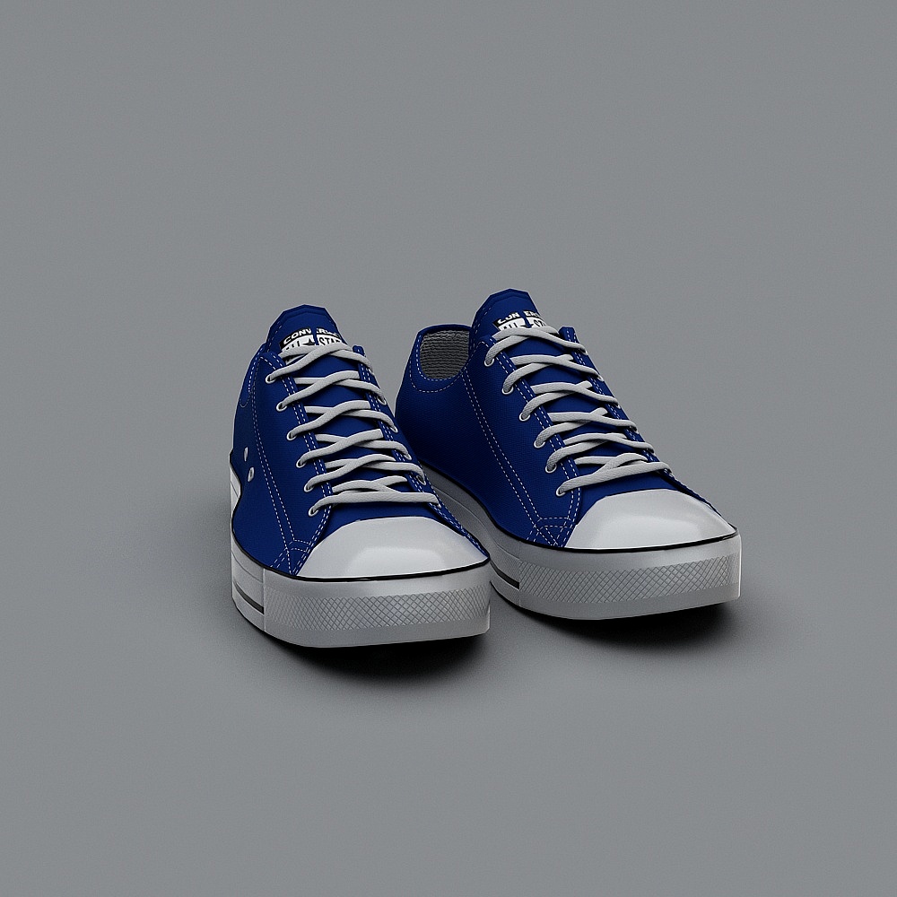 Modern shoes - blue casual shoes