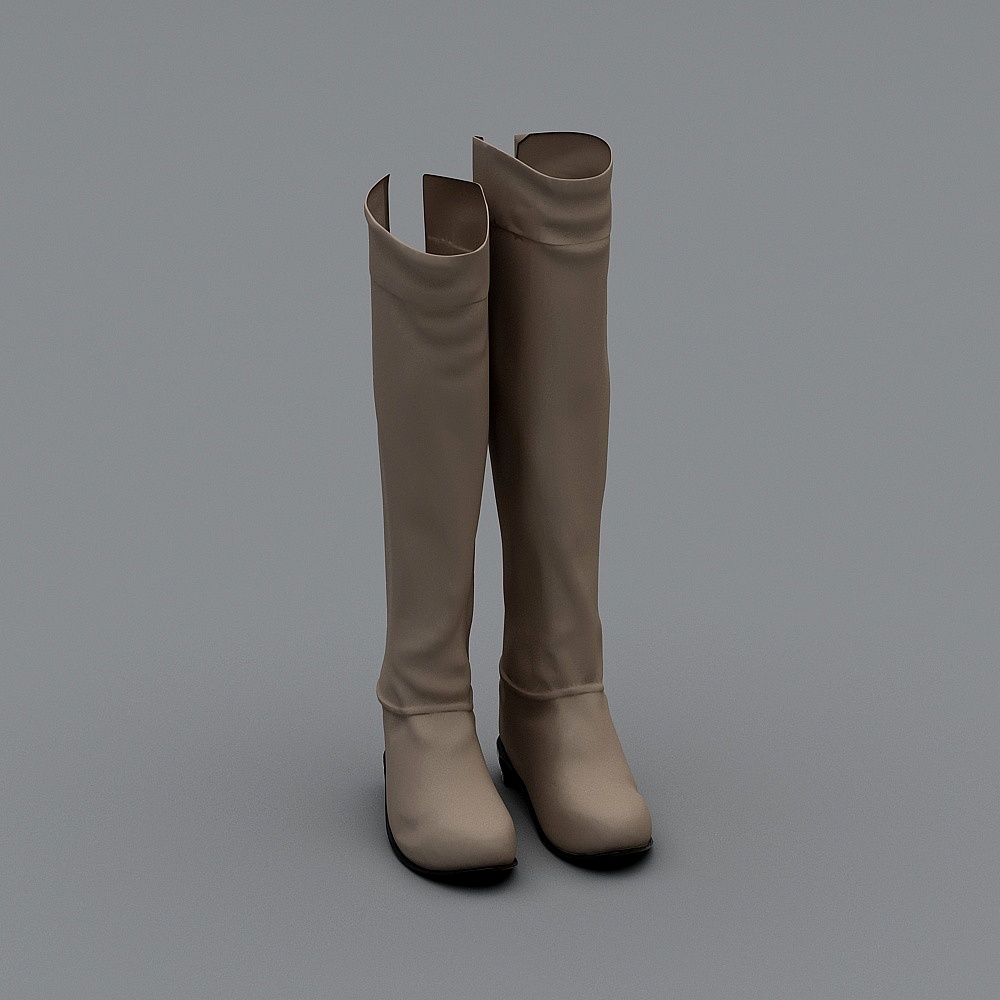Charming High Boots 3D Model