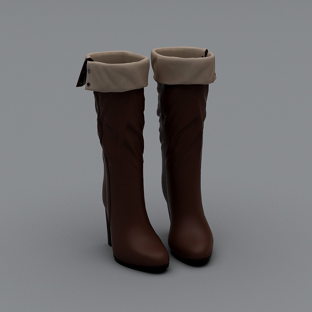 Scarpe Moderne - Stivali con Tacco Alto da Donna