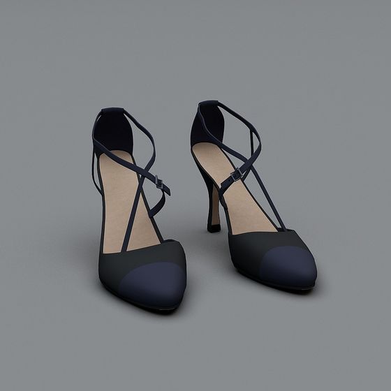 Elegant High Heel 3D model