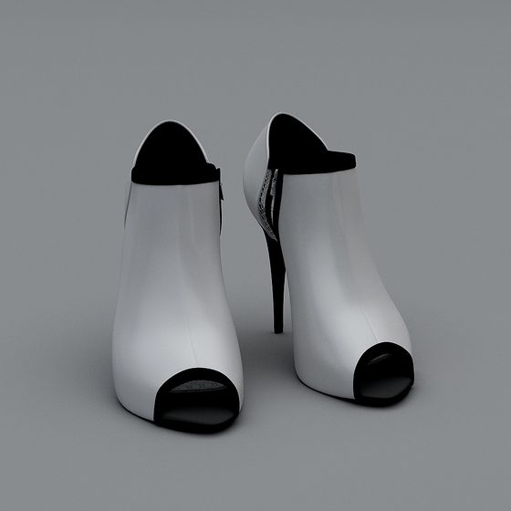 Urban Dance 3D Model - Elegant High Heels