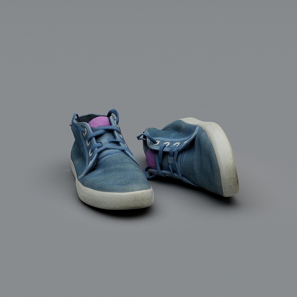 Modern shoes - blue shoes
