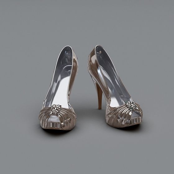 Crystal Princess Shoe 3D model