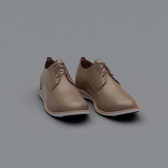 รองเท้าสมัยใหม่ - รองเท้าผูกสายสีเหลือง