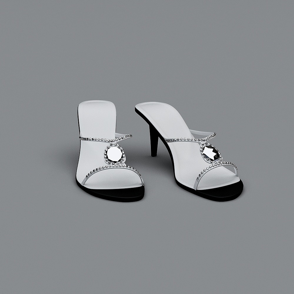 Modern shoes - ladies high-heeled sandals