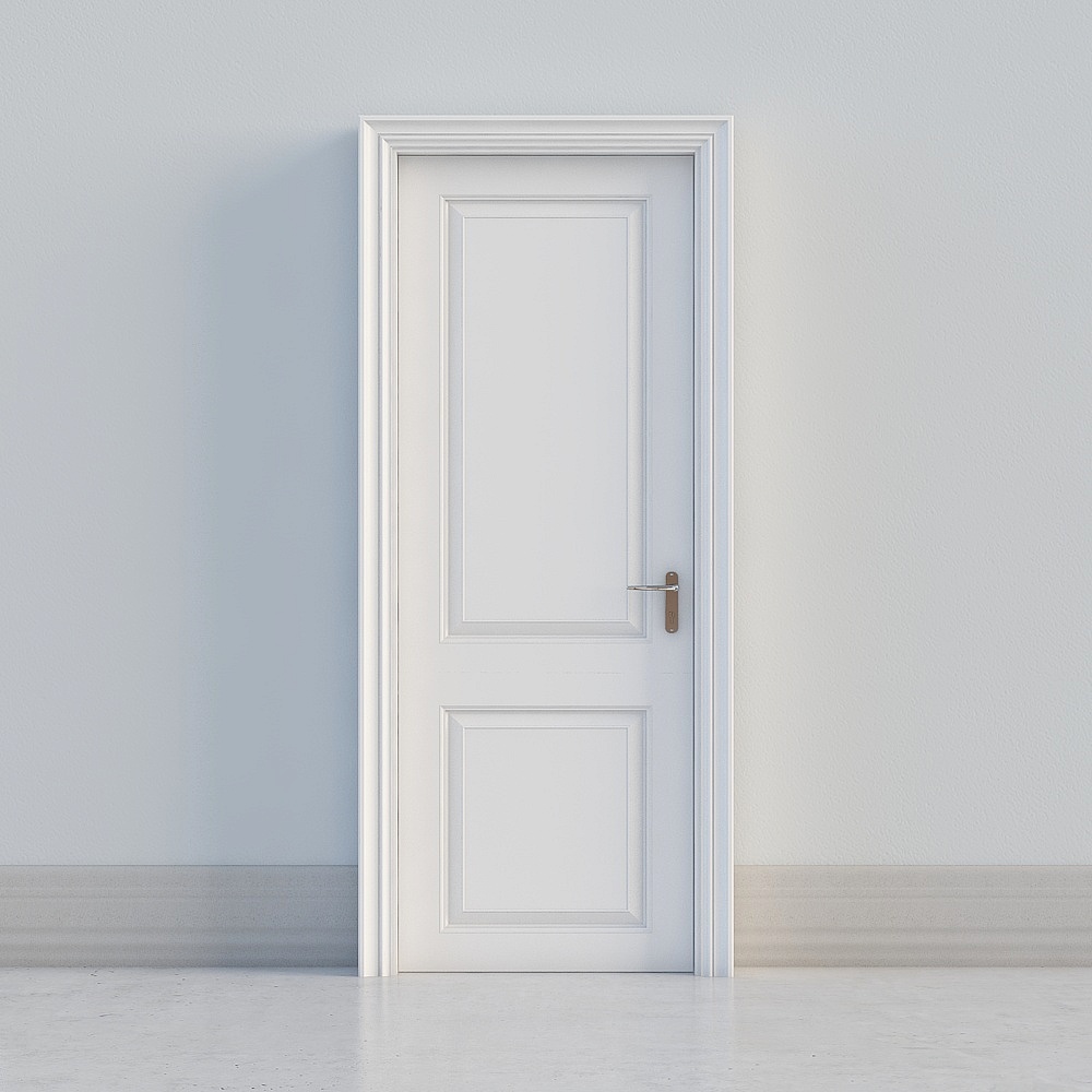 Classic White Door