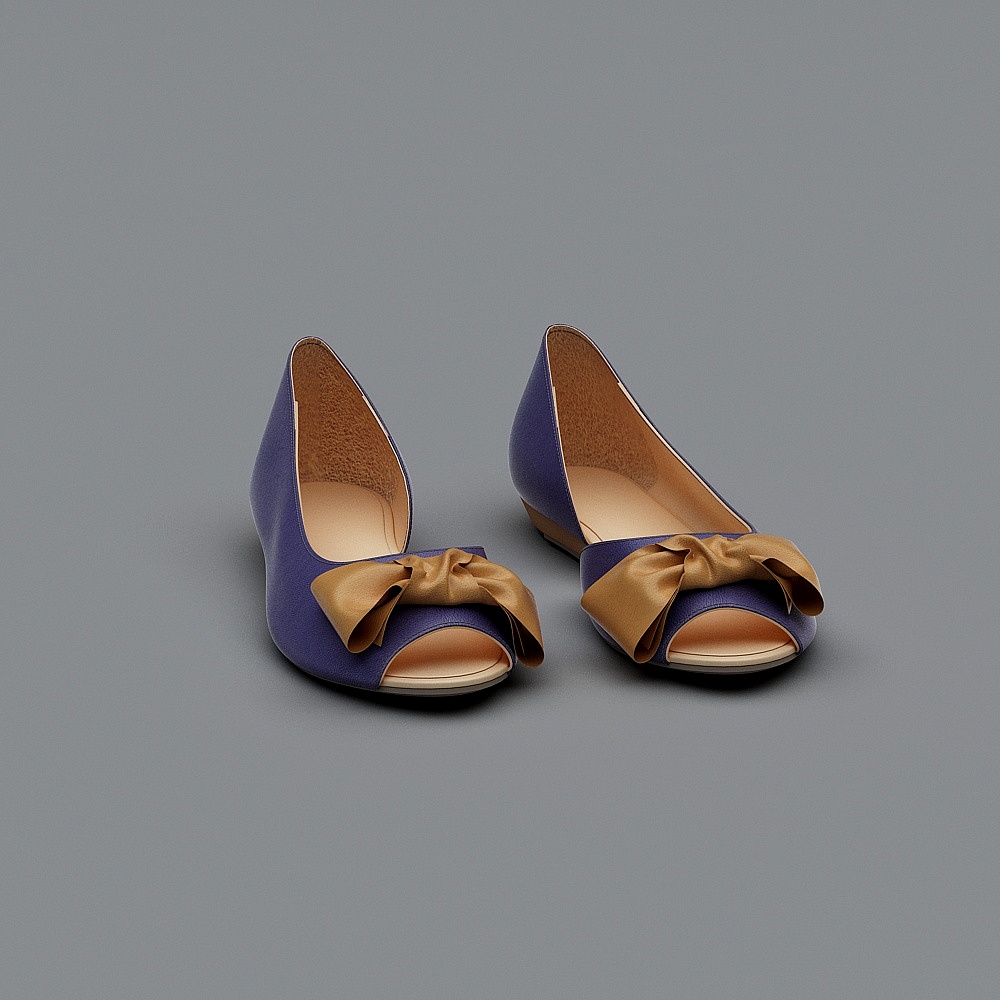 Scarpe Moderne - Tacchi Piatti con Punta Scoperta