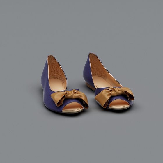 Scarpe Moderne - Tacchi Piatti con Punta Scoperta