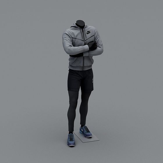 Nike Sportswear 3D Model for Designers