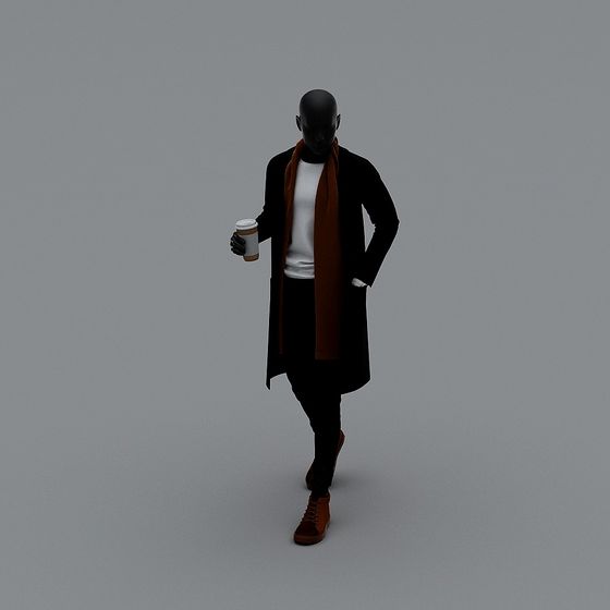 Stylish Urban Figure 3D model