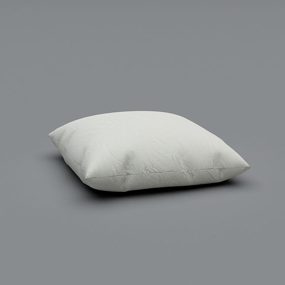 Elegant Low-Poly Pillow 3D Model