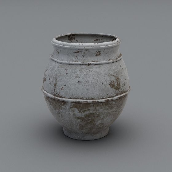 Ancient Rustic Pot 3D model