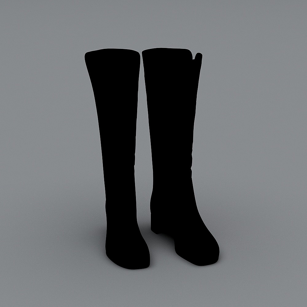 Modern accessories black boots