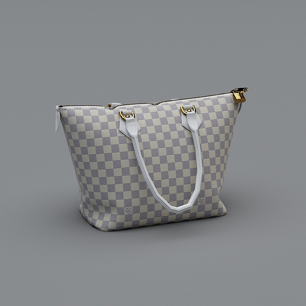 Elegant Low-Poly Handbag 3D model