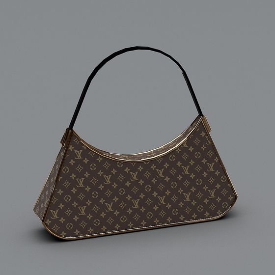 Stylish Handbag 3D Model for Creative Projects
