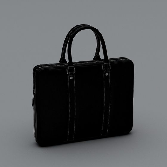 Sleek Business Briefcase 3D model for Modern Designs