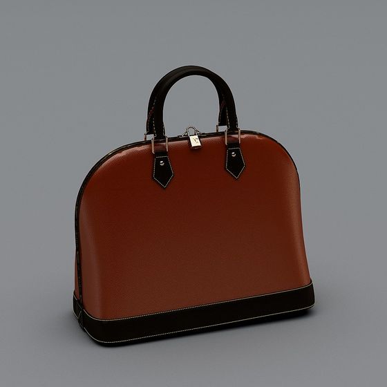 Elegant Low-Poly Handbag 3D model