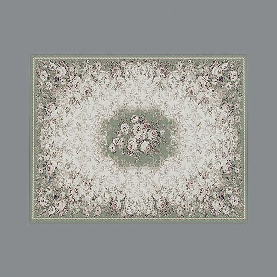 Vintage Garden Rug 3D model