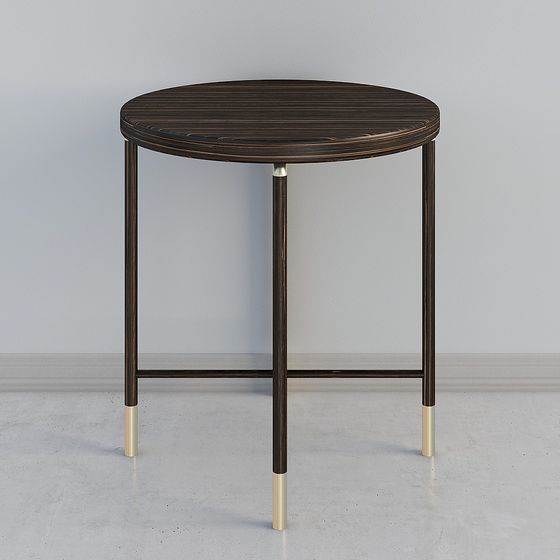 Elegant Round Table 3D model for Modern Design
