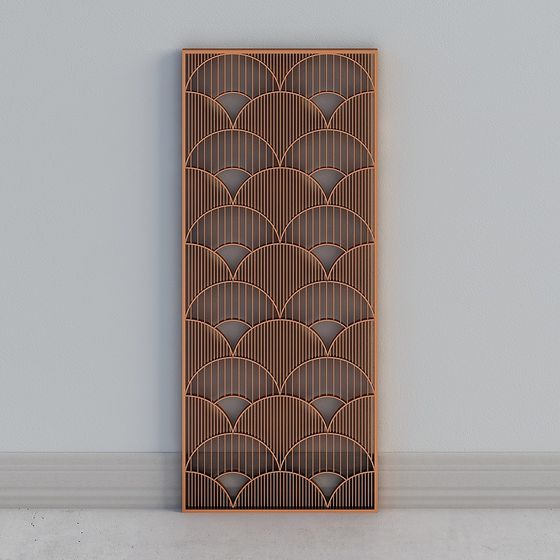 Geometric Patterned 3D Model for Modern Interiors