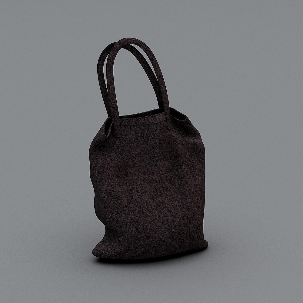 Elegant Minimalist Handbag 3D model