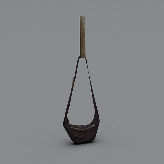 Retro Shoulder Bag 3D model for Modern Designs