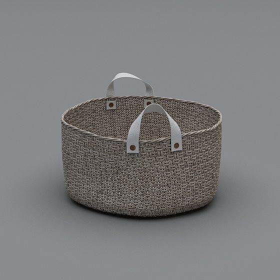 Modern Woven Basket 3D model for Interior Design