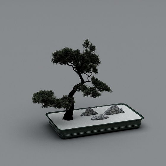 Miniature Forest 3D Model for Designers