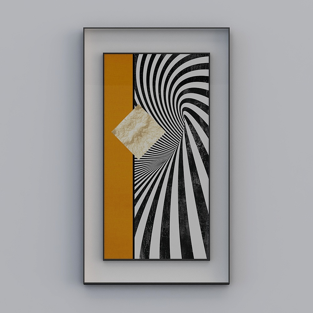 Abstract Picture Frame 3D model