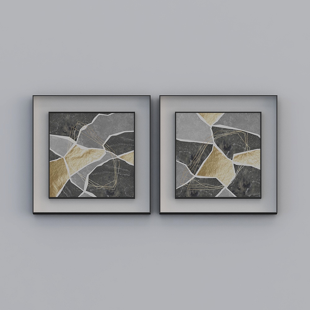 Jane on - Light Luxury Wind - Living Room Decorative Painting - SK-019 - Traces of the Years