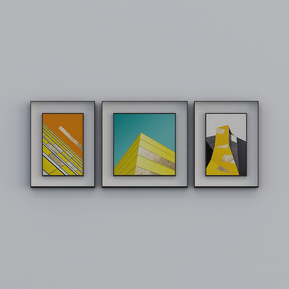 Jane -Light Luxury Wind - Living Room Decorative Painting - SK-073-Pop Architecture