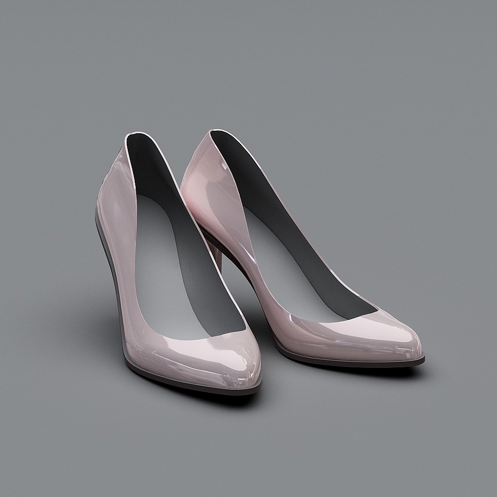 Modern clothes -8-pink heels