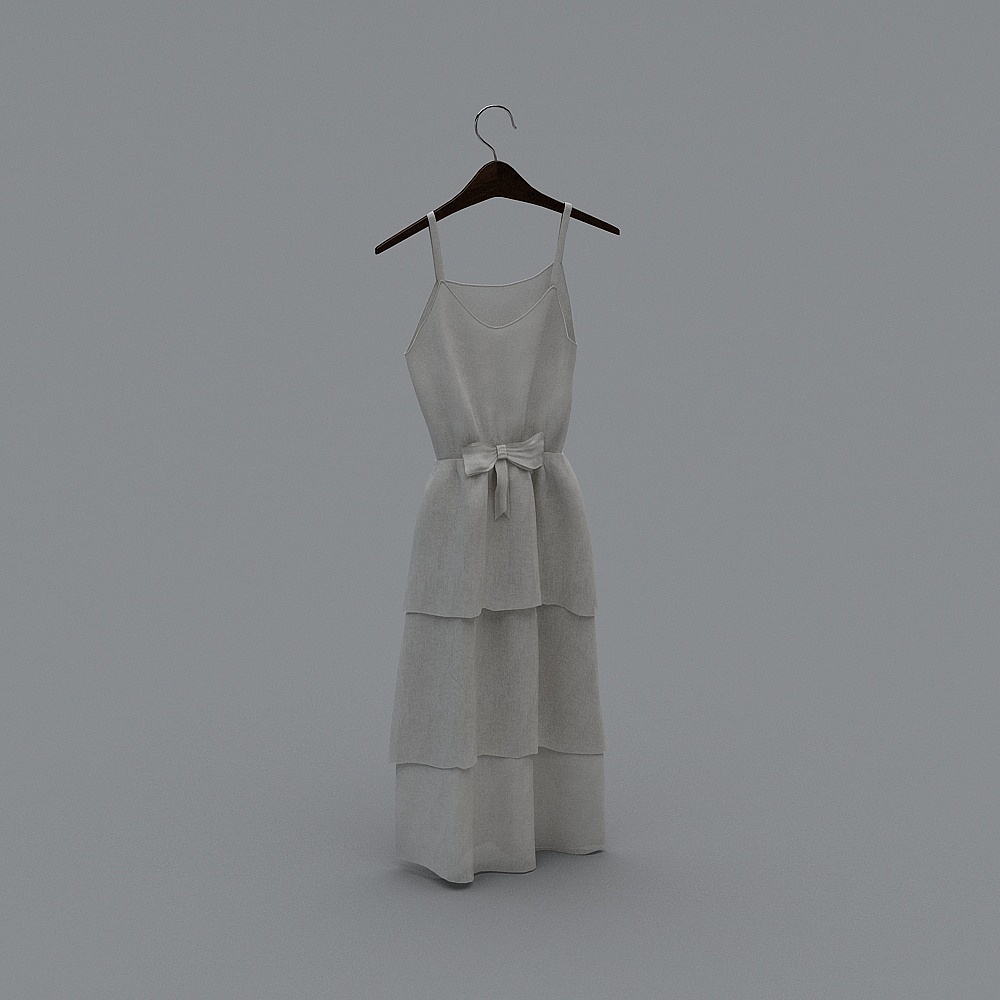 Quần áo hiện đại -Váy sling 4 nơ