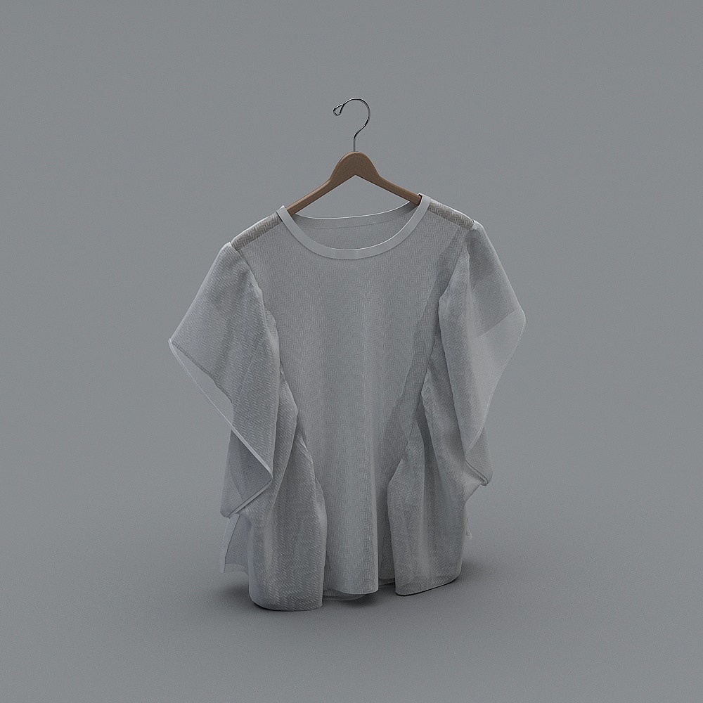 Abbigliamento Moderno - 8-Top a Manica Corta da Donna