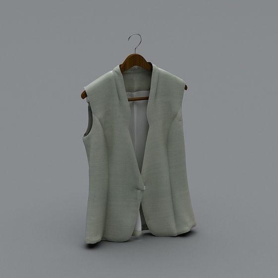 Urban Vest Low-Poly 3D Model