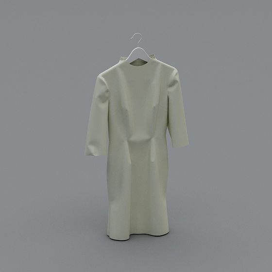 Elegant Dress 3D model
