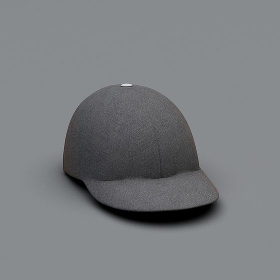 Stylish Baseball Cap 3D Model