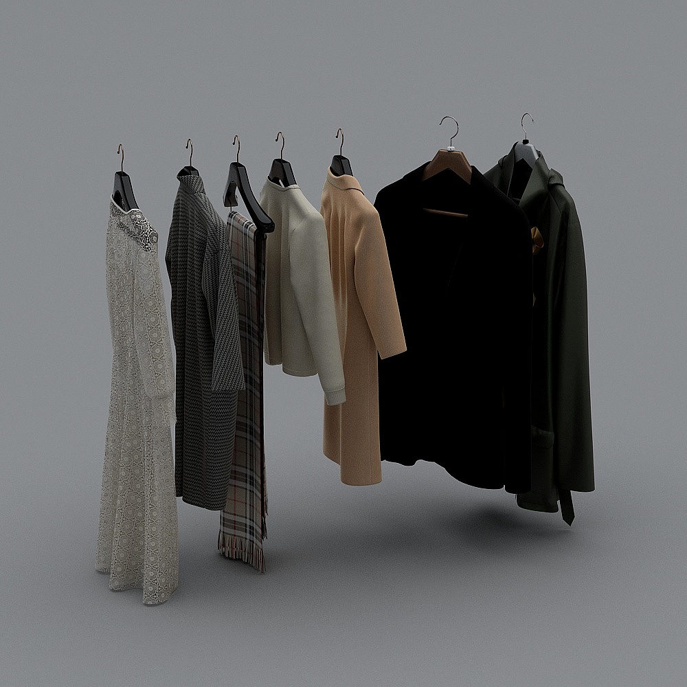 Elegant Fashion 3D Model Collection