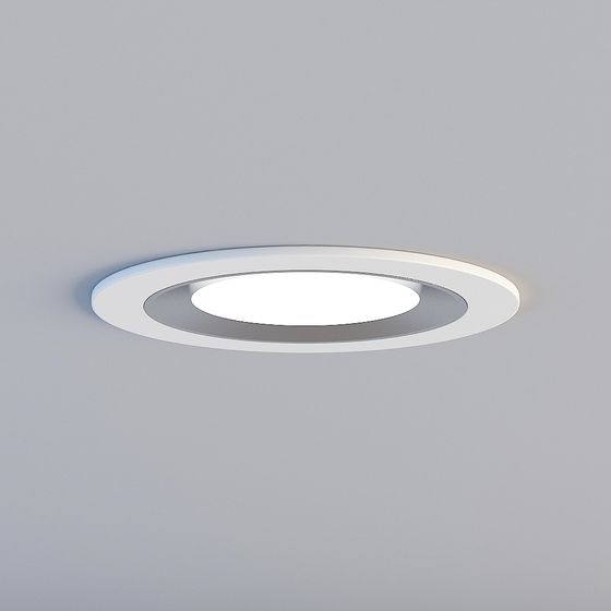 Gray Downlight 3D Model for Stylish Lighting Solutions
