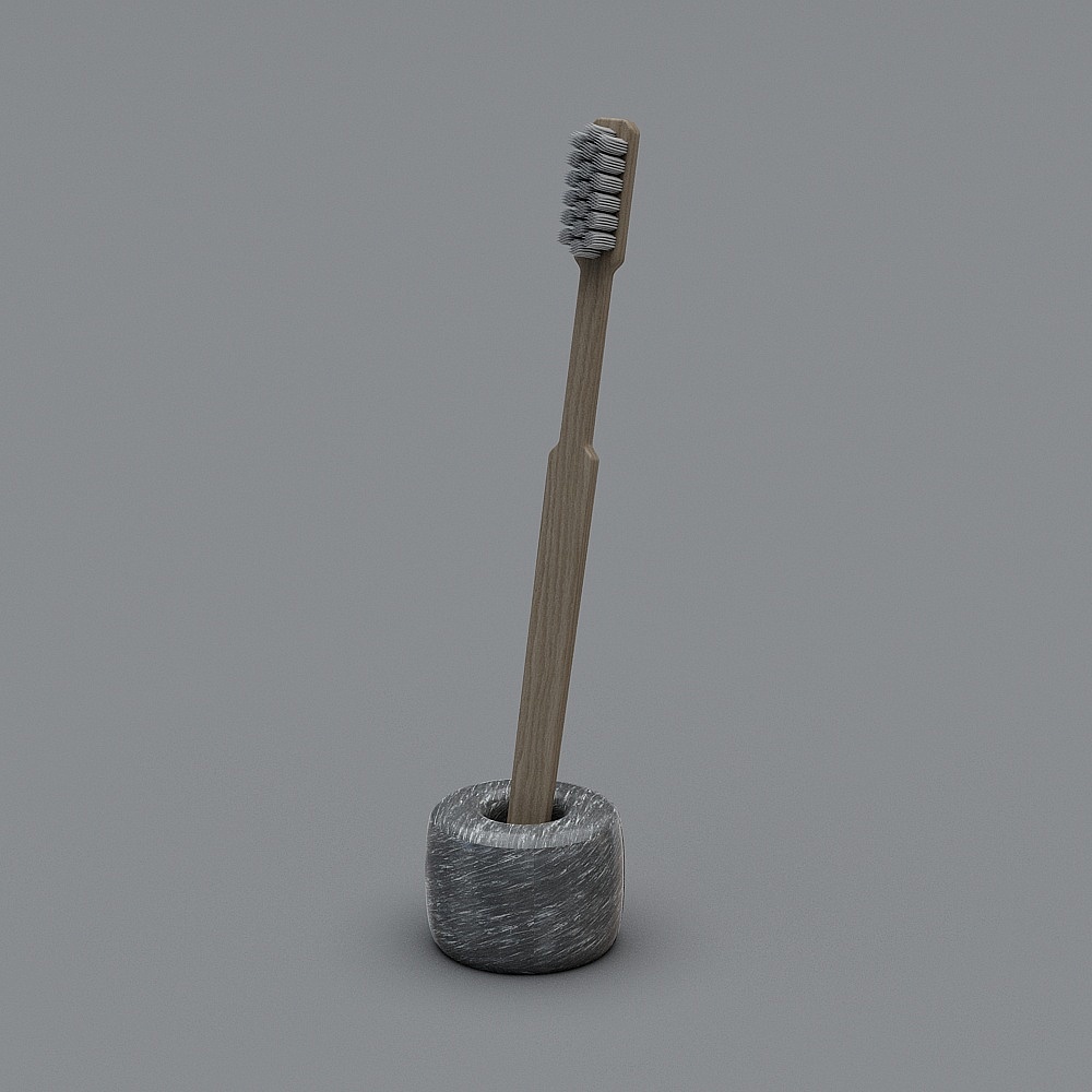 モダンなバスアメニティ - 歯ブラシ