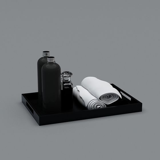 Chic Low-Poly Tray 3D model for Creative Projects