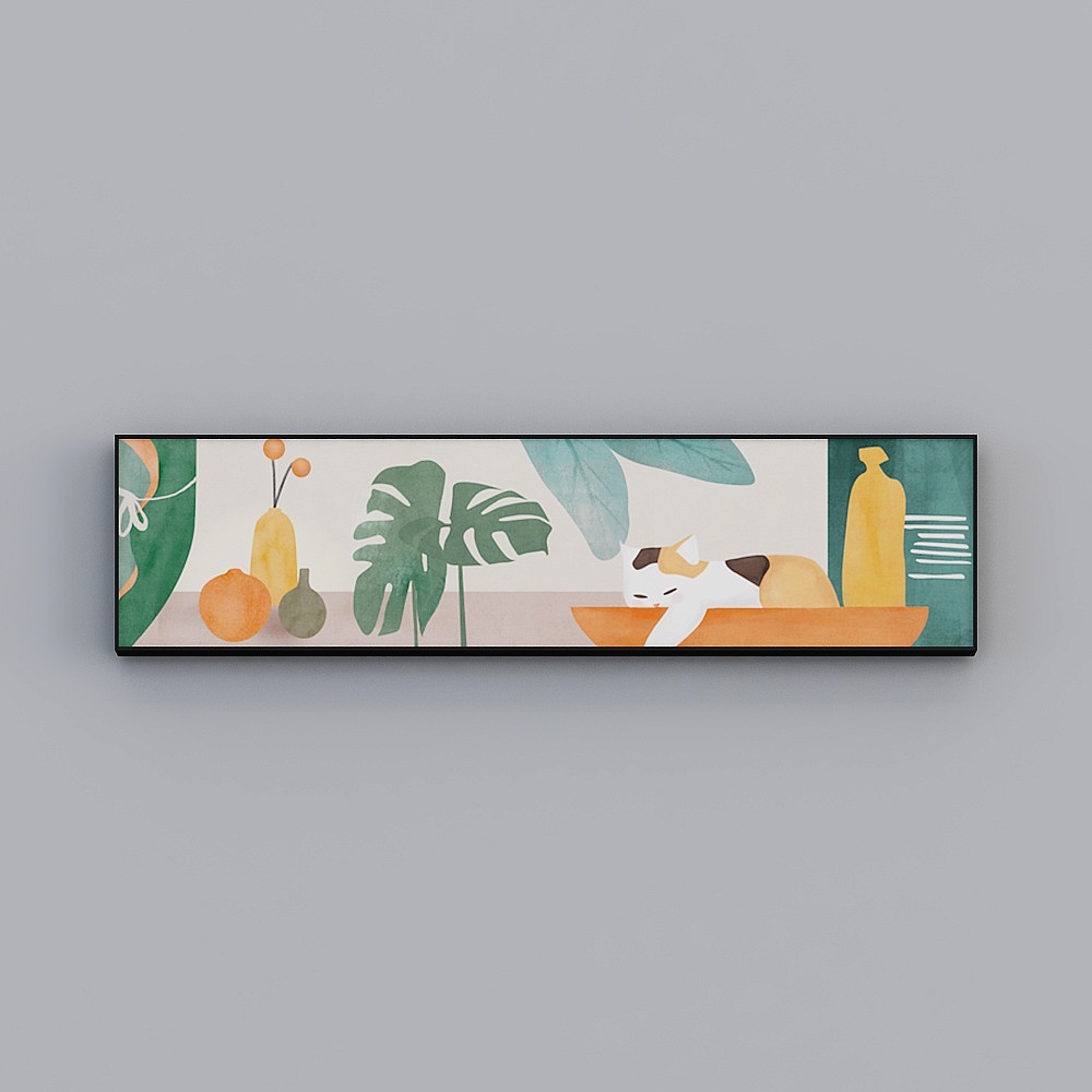 Roshan - Modern Wind - Bedside Decorative Painting - Pick up memory