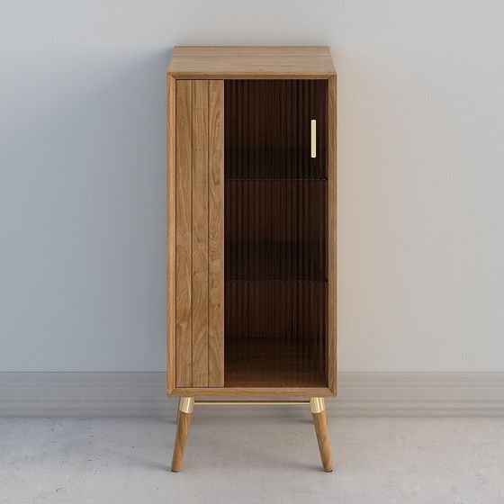 Mid-Century Modern Display Cabinet 3D model