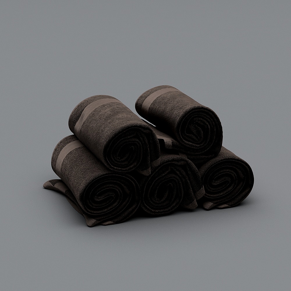 Modern towel bath towel combination -1-towel-4